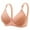 #1-Orange, variant on Womens Plus Size $5,Women Thin Plus Size Breathable Gathered Underwear Women Non-Steel Bra Daily Bra