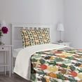 thumbnail image 5 of Ambesonne Cactus Quilted Bedspread Set 2 Pcs, Mexican Succulent Plant, Twin Size, Multicolor, 5 of 6