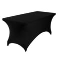 thumbnail image 7 of 6FT Folding Table with Black Tablecloth, Heavy-Duty Plastic Table with Metal Legs, Portable for Indoor/Outdoor Events, Parties, Picnics, 7 of 7