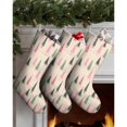 thumbnail image 3 of 3 Pcs Christmas Stockings,Beige Christmas Tree Pattern Stockings Christmas,14.8'' Xmas Stockings,Christmas Party Favors,Christmas Party Decorations,Christmas Stockings Personalized, 3 of 5