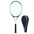 thumbnail image 1 of 27 Pouces Raquette de Tennis, Raquette de Tennis Unique Poignée Confortable Exécution Exquise pour Terrain de Jeu Bleu, Rouge, Noir, 1 of 8