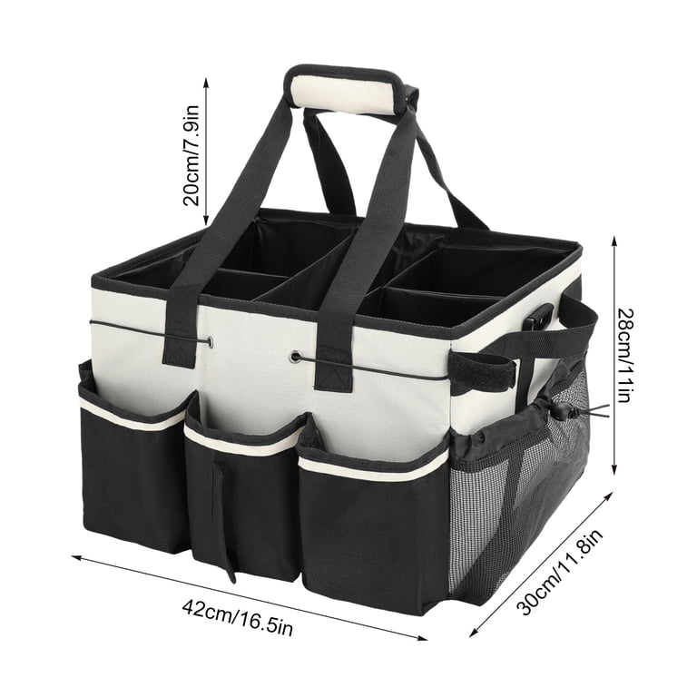 Bocaoying Large Cleaning Caddy Bag With Shoulder Straps photo 6