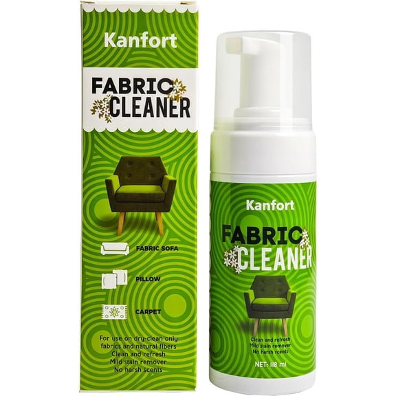 Upholstery Dry Cleaning Foam – No-Rinse Fabric Cleaner for Sofas, Couches & Car Seats, Quickly Lifts Stains & Dirt, Safe for Households with Kids & Pets, Easy-to-Use for Fresh & Spotless Furniture