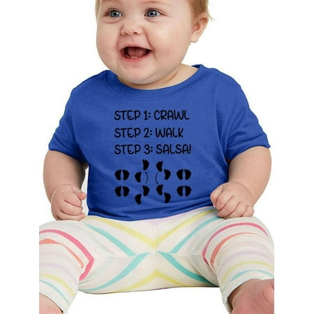 

Crawl Walk Salsa T-Shirt Infant -Smartprints Designs 18 Months