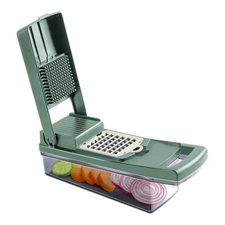 

Kitchen Gadgets Clearance! Ausyst Kitchen Vegetable Chopper 14-in-1 Multi-function Kitchen Stainless Steel Vegetable Chopper Hand Grinder potato and Fruit Deals