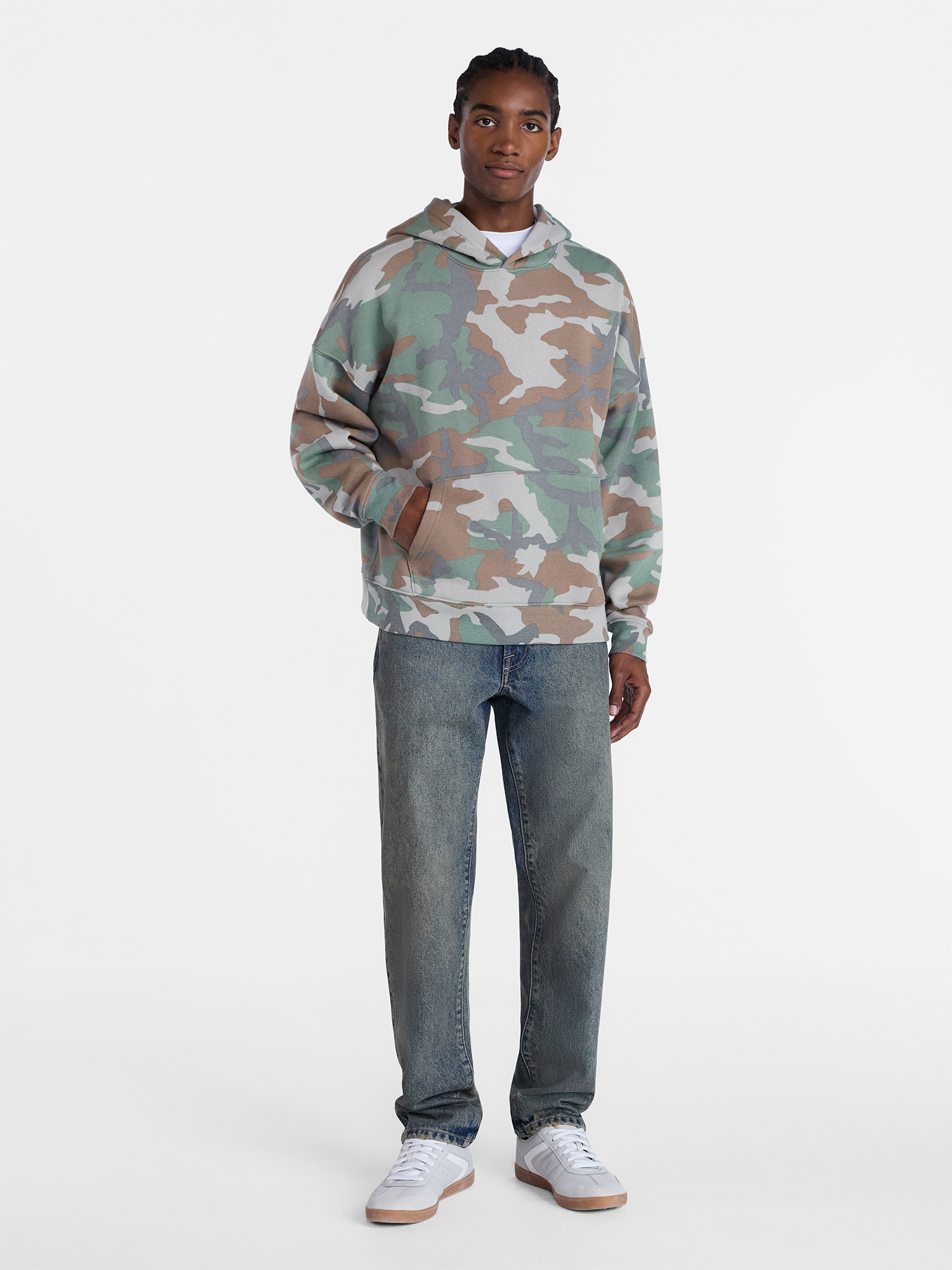 No Boundaries Men's Oversized Fleece Hoodie photo 2
