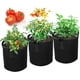 thumbnail image 1 of Paquete de 3 bolsas de cultivo de tomate, bolsas de cultivo con asas de tela de fieltro, bolsa de cultivo de plantas para tomates, flores, plantas y más, alternativa ideal a macetas de 7 galones JFHHH pequeña, 1 of 5