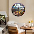 thumbnail image 1 of Colored Imitation Glass Wreath Colored Acrylic Board Decoration Festival Decorations, 1 of 5