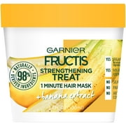 Garnier Fructis Strengthening Hair Treat, Banana Extract, 3.4 fl. oz.