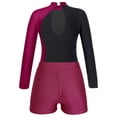 thumbnail image 4 of TiaoBug Ensemble de Survêtement 2 Pcs pour Filles, Manches Longues, Tenue de Danse avec Short Unitard A01 12, 4 of 7