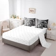 thumbnail image 3 of YST Ensemble Douillette Animal Hibou 7 Pcs, Format Simple – Literie Moderne avec Draps et Taies d'Oreiller, 3 of 5