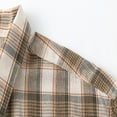 thumbnail image 5 of Busydd Shirts for Men Plus Size M-4XL Trendy Plaid Long Sleeve Shirt Turndown Collar Button Up Shirt Comfy Oversized Casual Shirts, 5 of 8