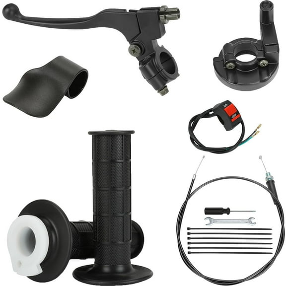 Mini Bike Throttle Assembly & Brake Lever Kit 7/8" (22mm) Compatible With Coleman BT200X CT200U CT200U-EX CT100U CC 100X Baja DB30/Warrior MB200 Massimo Motovox 212 CC/196 CC Minibike Parts