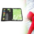 thumbnail image 1 of DYNWAVECA Sac d'Accessoires pour Arbitre de Football, Sac de Rangement pour Outils d'Arbitre, Drapeau à Main, Cartes Rouges et Jaunes, Sifflet d'Arbitre 11.9po X 8.3po, 1 of 10