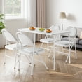 thumbnail image 2 of Rectangle Folding Table, Card Table with Anti-Slip Feet Caps, Scratch & Stain Resistant, Collapsible Legs Portable for Indoor Outdoor Dining Office, 2 of 10