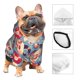 thumbnail image 3 of Fotbe music Skull record Retro Sudadera con Estampado para Perros Pequeños – Suéter con Capucha para Mascotas, Tela Suave de Forro Polar con Bolsillo-Medium, 3 of 7