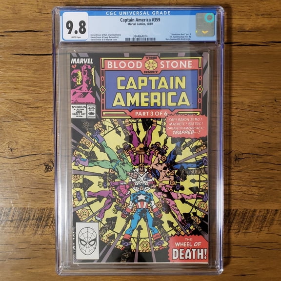 Captain America #359 - CGC 9.8 Comic Book