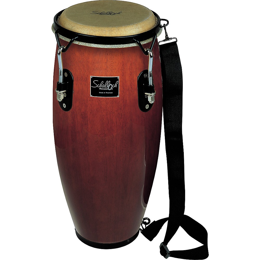 Schalloch Junior Conga with Black Hardware Brown 8 in.