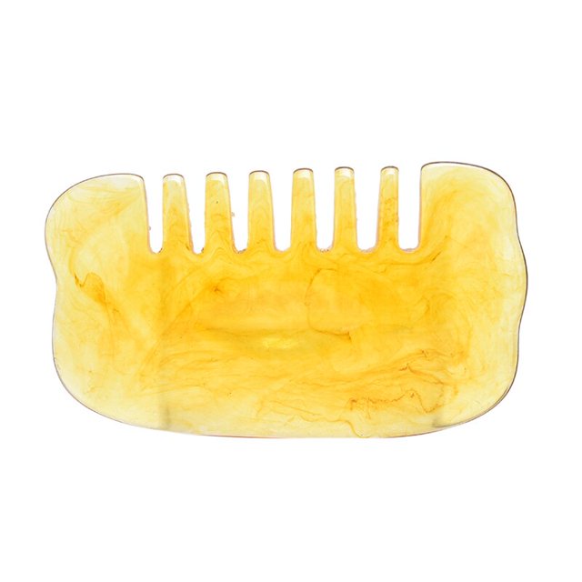 Tablero de piedra Guasha Natural, peine de masaje de resina, placa Gua Sha, masajeador de cabeza, raspadores, herramientas para el cuidado corporal saludable Gao Jinjia LED