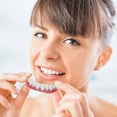 thumbnail image 3 of Fake Tooth Oral Hygiene Smile Veneer Safe Practical Smile Down Teeth Cover Orthodontic Simulated Coverage Braces, 3 of 4