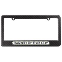Powered By Pixie Dust License Plate Frame