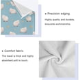 thumbnail image 3 of Coolnut Watercolor Sheep Bath Towels Soft Absorbent Bath Towels Bath Towel Set of 3 for Home Hotel Bathroom Decor, 3 of 6