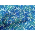 thumbnail image 4 of oneOone Cotton Poplin Turquoise Blue Fabric Batik Quilting Supplies Print Sewing Fabric By The Yard 56 Inch Wide, 4 of 4