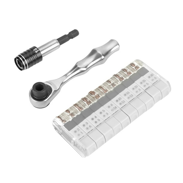 Micro Screwdriver Set 12 In 1 Portable 1 4 S2 Ratchet Socket
