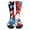 002Blue, variant on 1 Pairs American Flag Socks,4th July Patriots Middle Sock,Star and Stripe Patriotic Freedom Day Gifts,Funny Wedding Gift Sock for Men Women Blue One Size