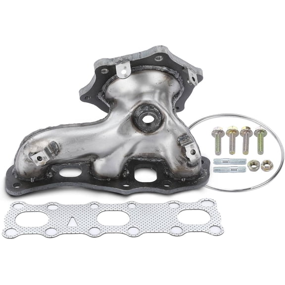 A-Premium Left [6Cyl 3.5L] Exhaust Manifold W/Gaskets, Bolts, Studs, Nuts Compatible with Nissan Altima 2007-2018, Maxima 2009-2014 2016-2021, Murano, Pathfinder, Quest & Infiniti QX60