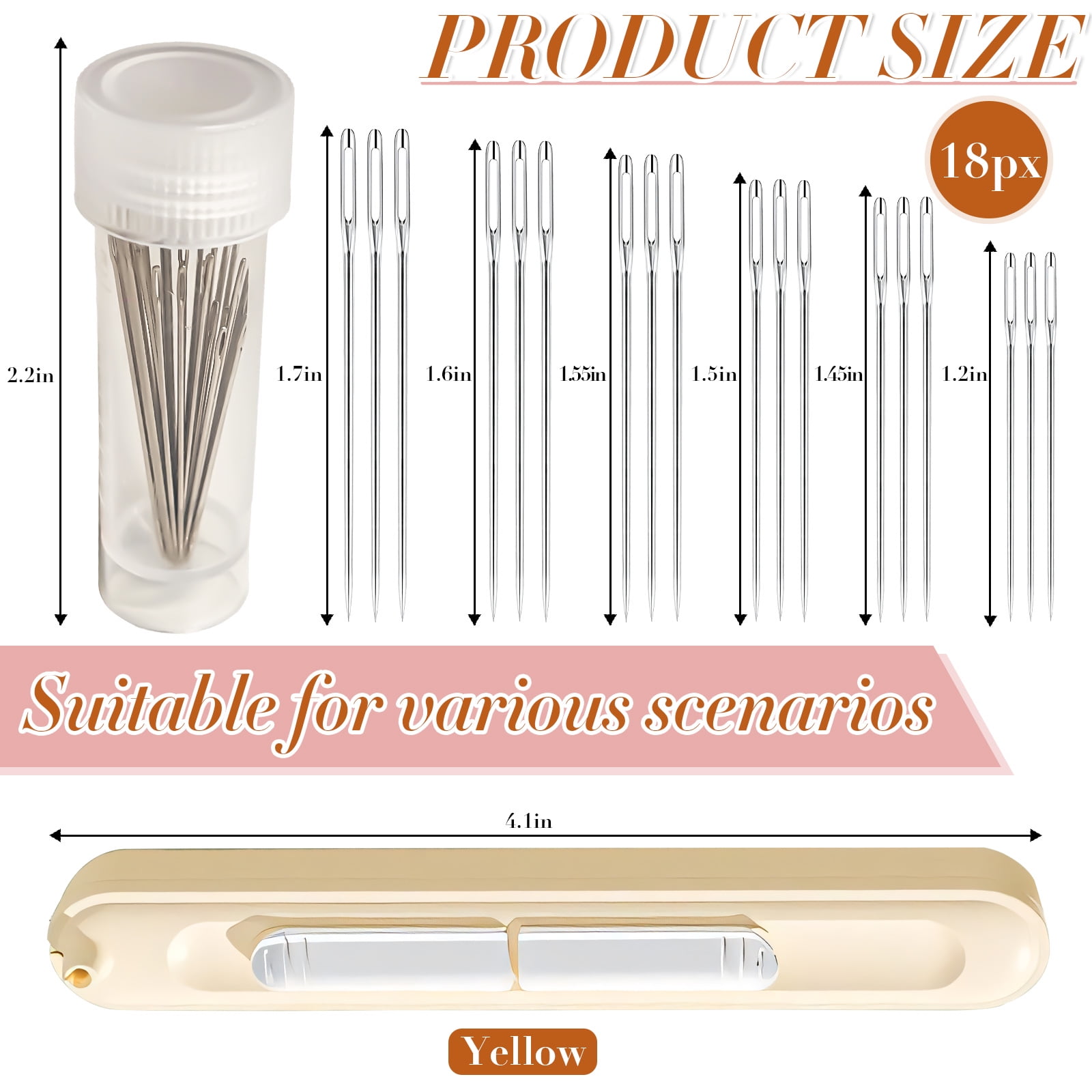 2 in 1 Needle Threader Seam Ripper，Upgraded Retractable Needle Threader and Seam Ripper Tool,Sewing Supplies Sewing Kits，Suitable for Hand Sewing Knitting Craft Sewing Supplies(4PCS)