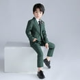 thumbnail image 4 of LOLANTA Kids Boys Plaid Suit Fashion Blazer Pants Set 2 PCs Formal Wear Outfit for Wedding, 4 of 5