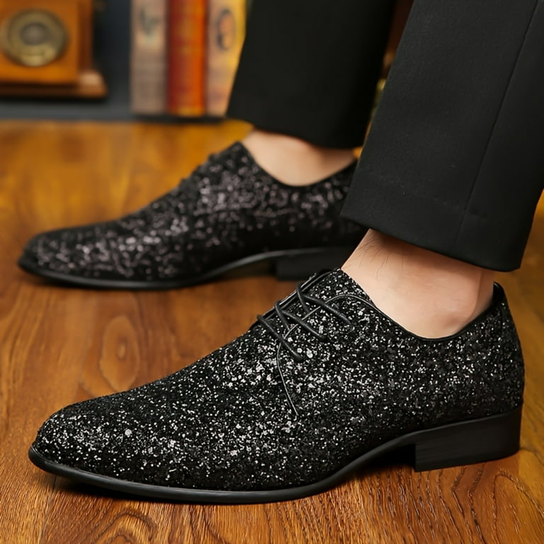Sequin shoes men best sale