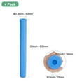 thumbnail image 3 of Uxcell 4-Pack Aislamiento de Tubos de Espuma, 25" x 2.4" (L x W) Envoltura de Protección de Tubo para Manejar Tubería de Agua [Azul], 3 of 6
