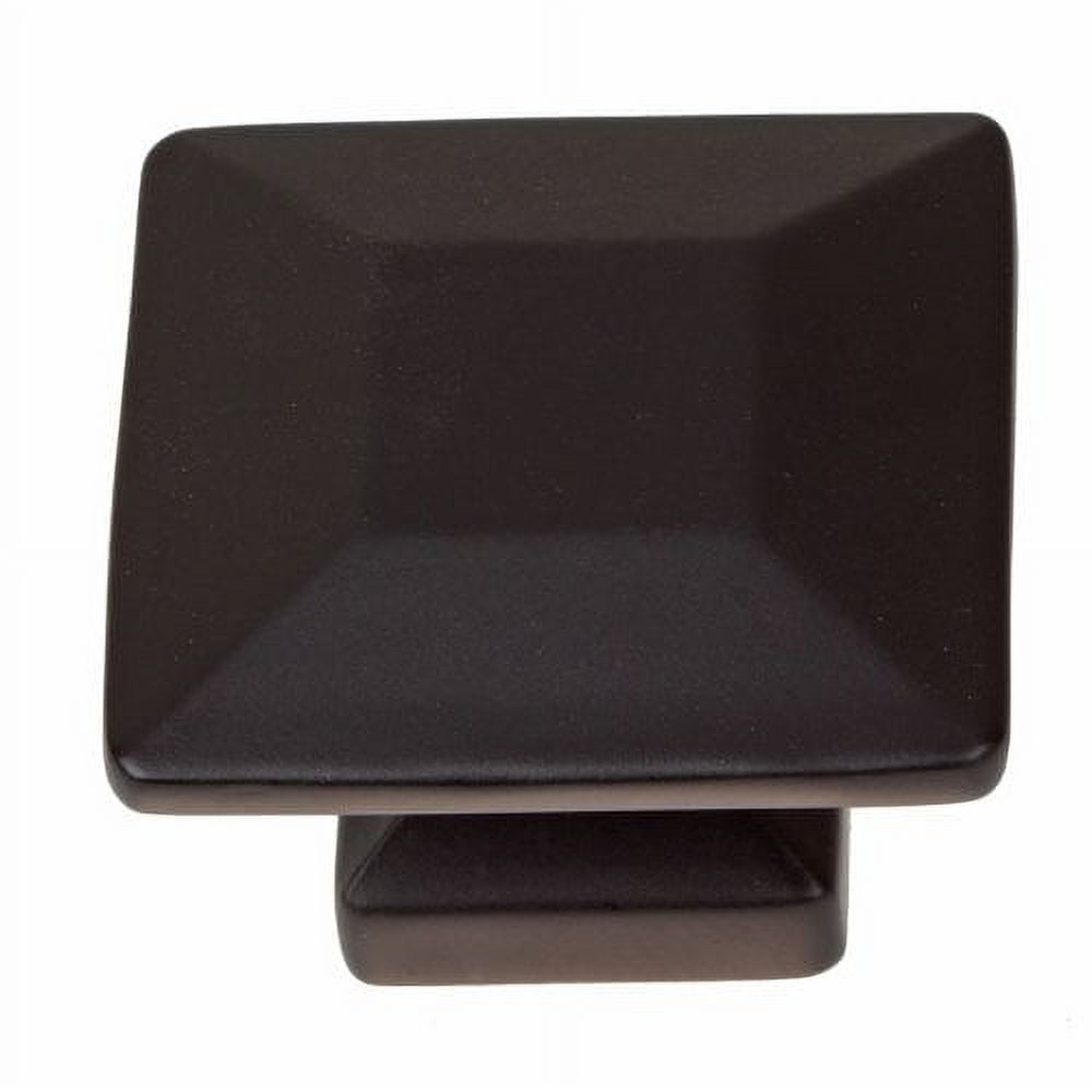 GlideRite 1.375 in. Modern Square Cabinet Knobs, Oil Rubbed Bronze, Pack of 10