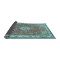 thumbnail image 2 of Ahgly Company Indoor Rectangle Medallion Light Blue Traditional Area Rugs, 7' x 10', 2 of 4