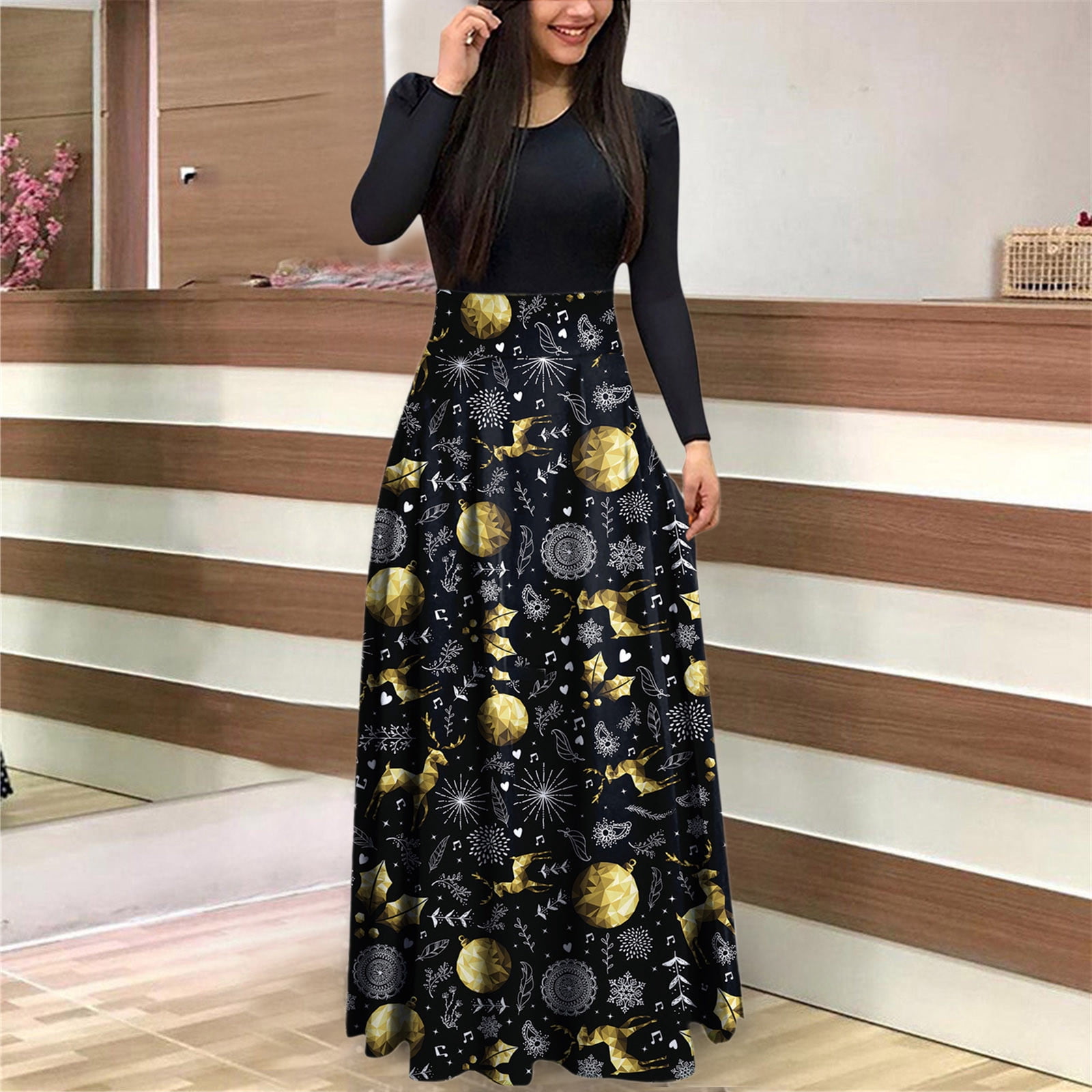 Maxi Dress Ladies Casual Dress 