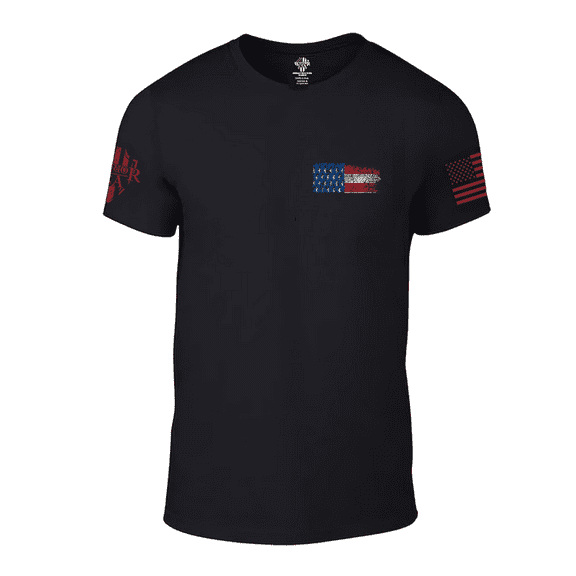 Warrior USA Pronouns are for P - Cotton Blend, Screen Printed in The USA, American Made, Regular Fit, Black, XX-Large
