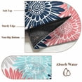 thumbnail image 6 of Pink Blue Grey Sunflowers Area Rugs 2.7'x5', Washable Small Throw Rugs for Kitchen Bedroom, Boho Retro Floral Rustic Blossom Indoor Outdoor Rug Non-Slip Low Pile Carpet Runner Reversible Floor Mats, 6 of 8
