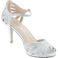 thumbnail image 7 of City Classified Reason Women's Strappy Open Toe Rhinestone Low Heel, 7 of 7