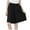Black, variant on Womens Summer Wide Leg Bermuda Shorts Solid Casual Ankle-Length Shorts Loose Hot Shorts Cotton and Linen Shorts Navy