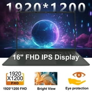 SANPTENT 16 Laptop, 16GB RAM 512GB SSD Windows 11 Pro Computer, 4-Core Intel Alder Lake N95, 1920*1200 IPS Screen, FingerPrint, Backlit Keyboard