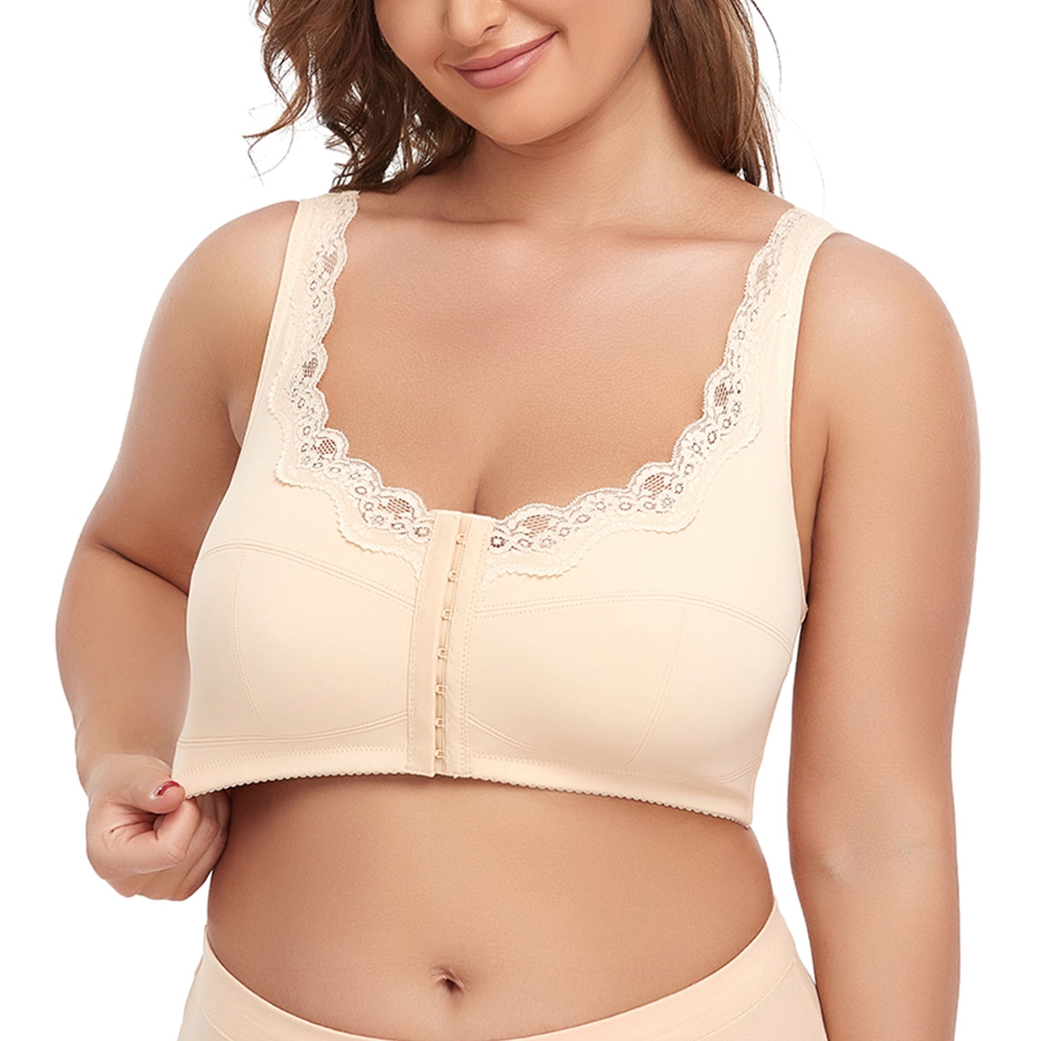 Lilvigor Post Surgery Bra Surgical Bra Compression Sports Bra Front