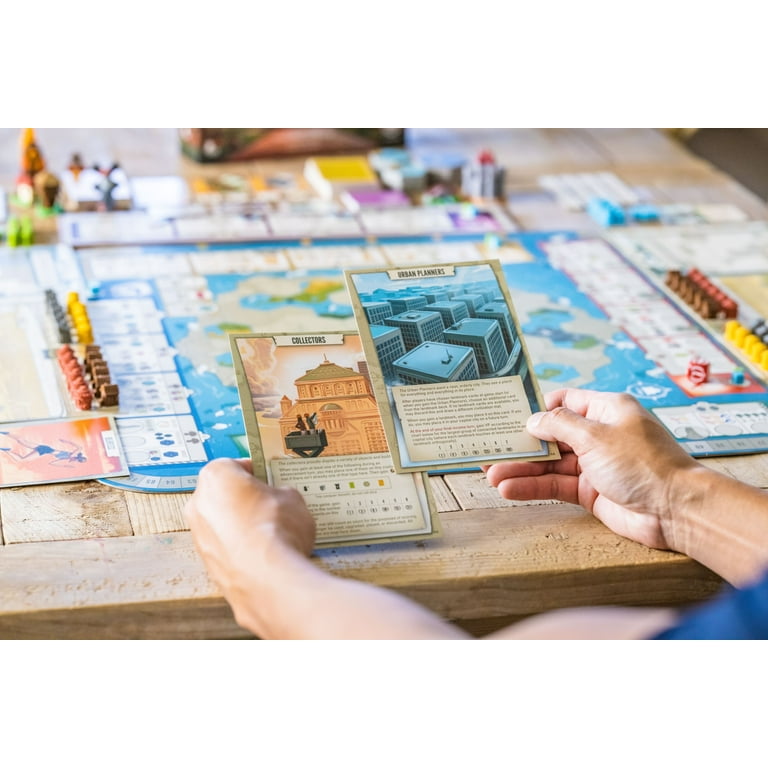 Stonemaier Games: Tapestry: Arts & Architecture Expansion | Add to Tapestry (Base Game) | New Capital City Mats, New Advancement Track, New Civilizations, and More | Ages 14+, 1-5 Players, 120 Mins