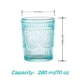 thumbnail image 4 of RUIQPGRT Fall Room Decor Blue Drinking Glasses Set Of 1 Vintage Glassware For Mixed Drinks Beverage Water And Juice Kitchen CupsClearance Promotion, 4 of 6