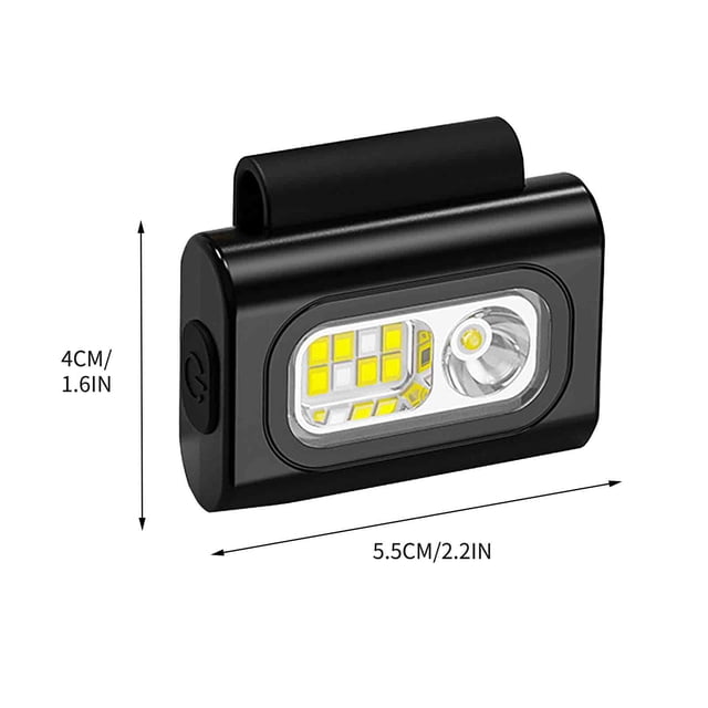 Veilleuse Rouge Éclairage Extérieur, Veilleuse Portable pour la Course pour le Sport, Phares Rouges, Lumière Magnétique sur la Poitrine, Veilleuse de Course de Nuit Veilleuse Portable