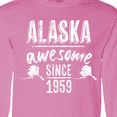 thumbnail image 4 of Inktastic Alaska Awesome Since 1959 Long Sleeve T-Shirt, 4 of 5