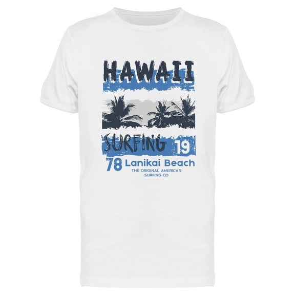Hawaii Surfing Lanikai Beach T-Shirt Men -Image by Shutterstock, Male Medium