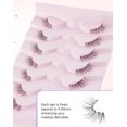 thumbnail image 2 of Pestañas postizas Easeful Half Lashes Natural Corner Half-01, 2 of 6