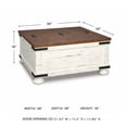 thumbnail image 7 of Signature Design by Ashley Casual Wystfield Coffee Table  White/Brown, 7 of 7